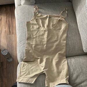 Beige Shapewear Bodysuit